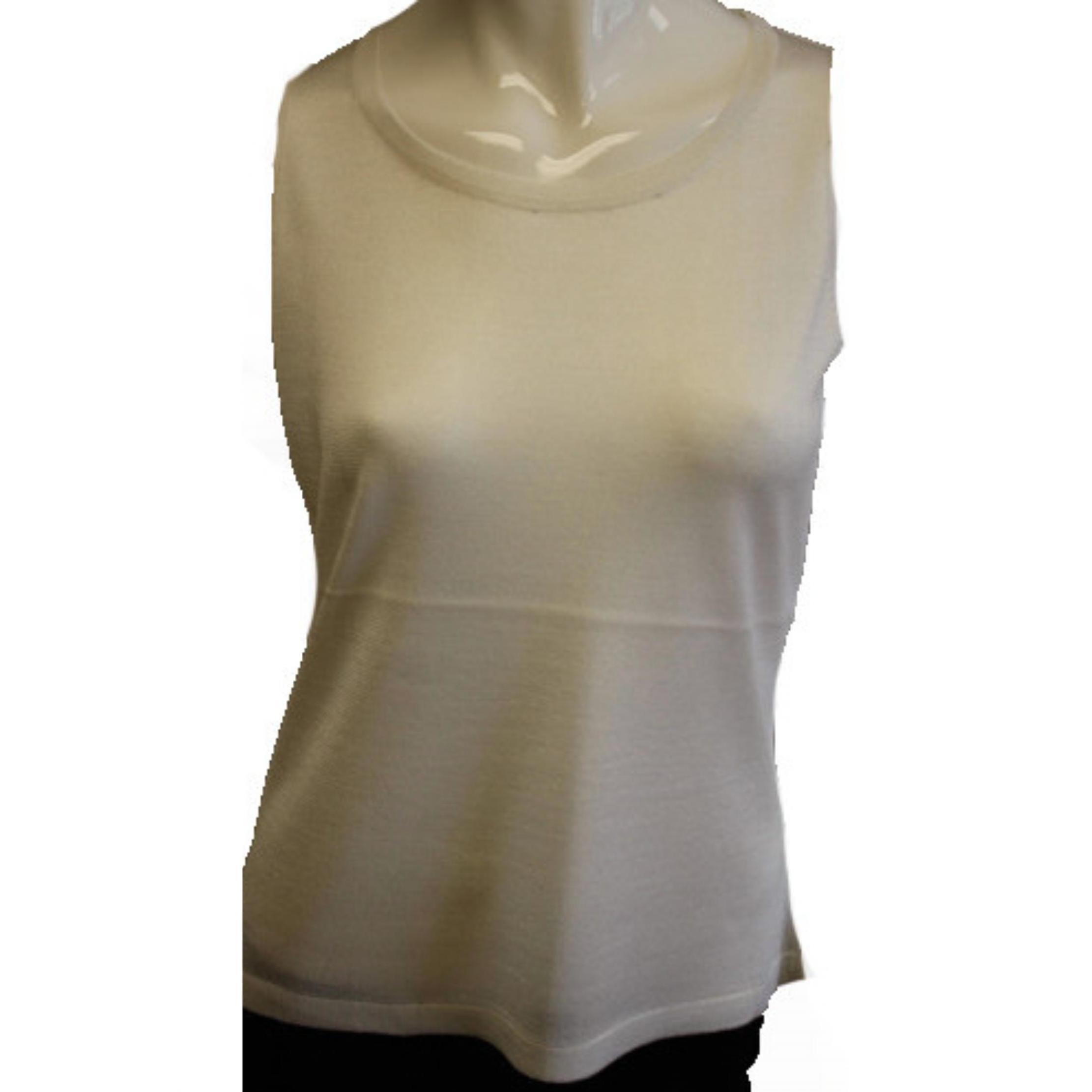 New Angel Apparel Bra-Friendly Tank In Cream